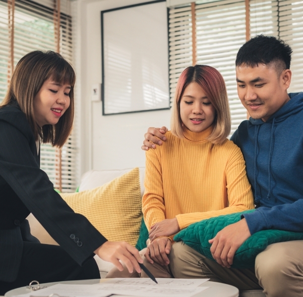 Counsellor supporting couple in session for family counselling in Singapore.