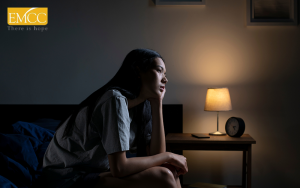 Young woman experiencing emotional distress